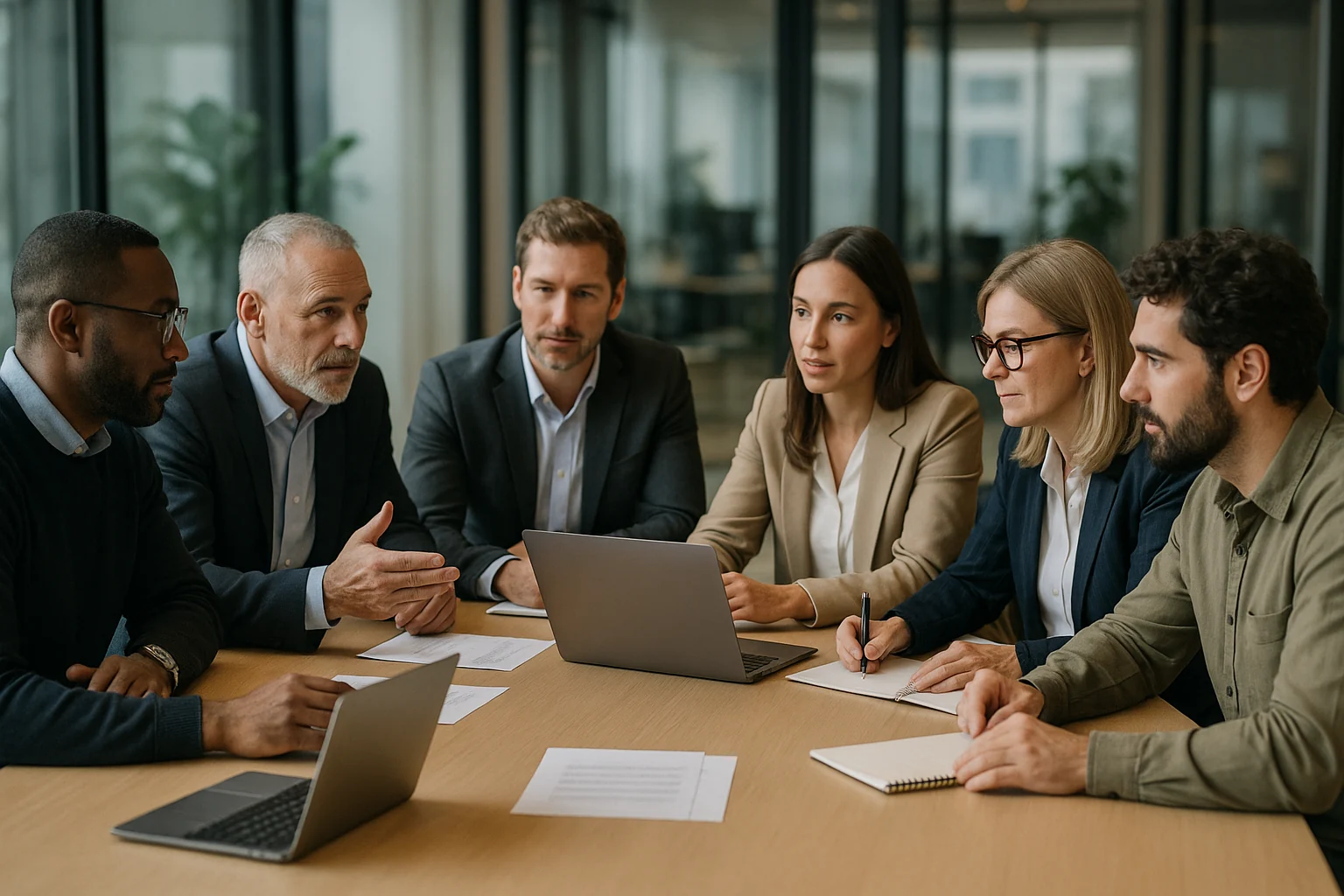 Das Team von Nextschaden bei der Besprechung